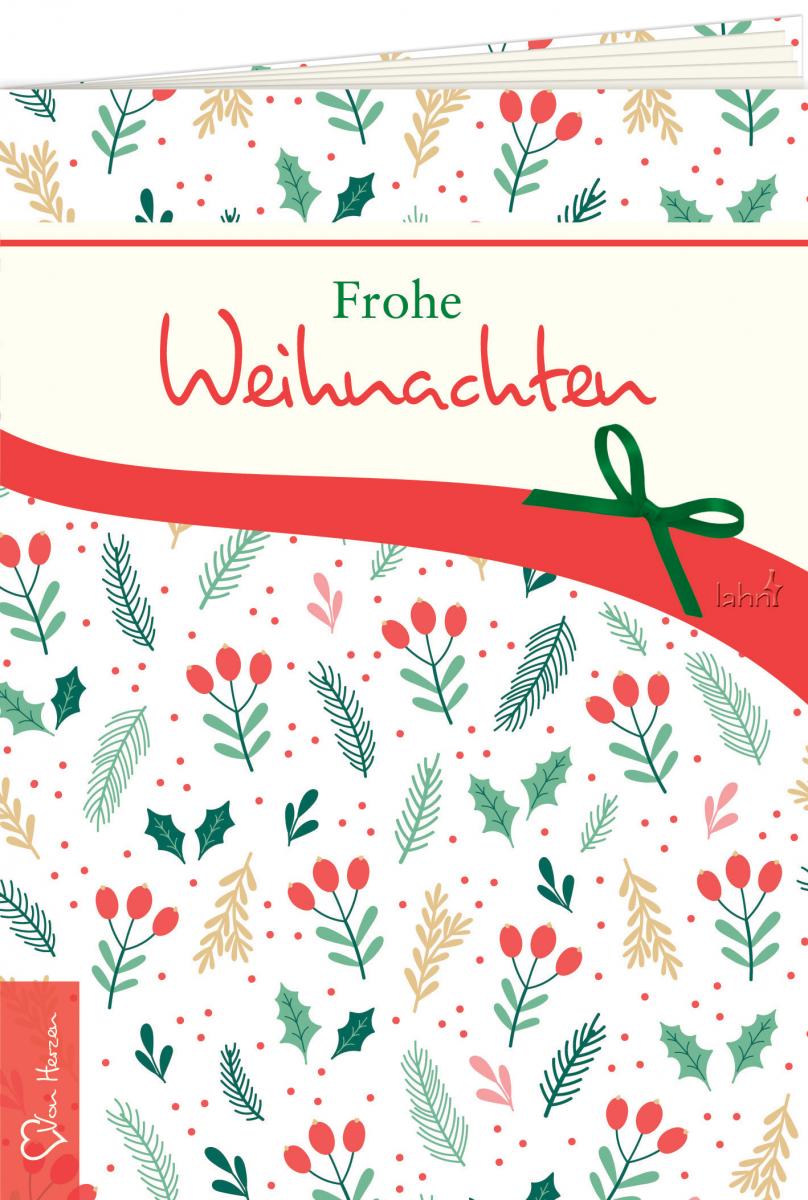 Geschenkheft zu Weihnachten - Frohe Weihnachten Geschenkheft zu Weihnachten - Frohe Weihnachten