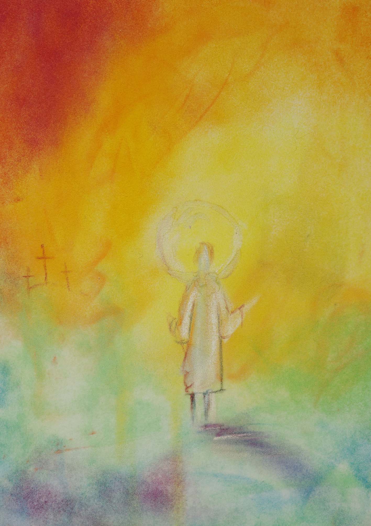 Osterkarte - Auf dem Weg ins Licht Osterkarte - Auf dem Weg ins Licht