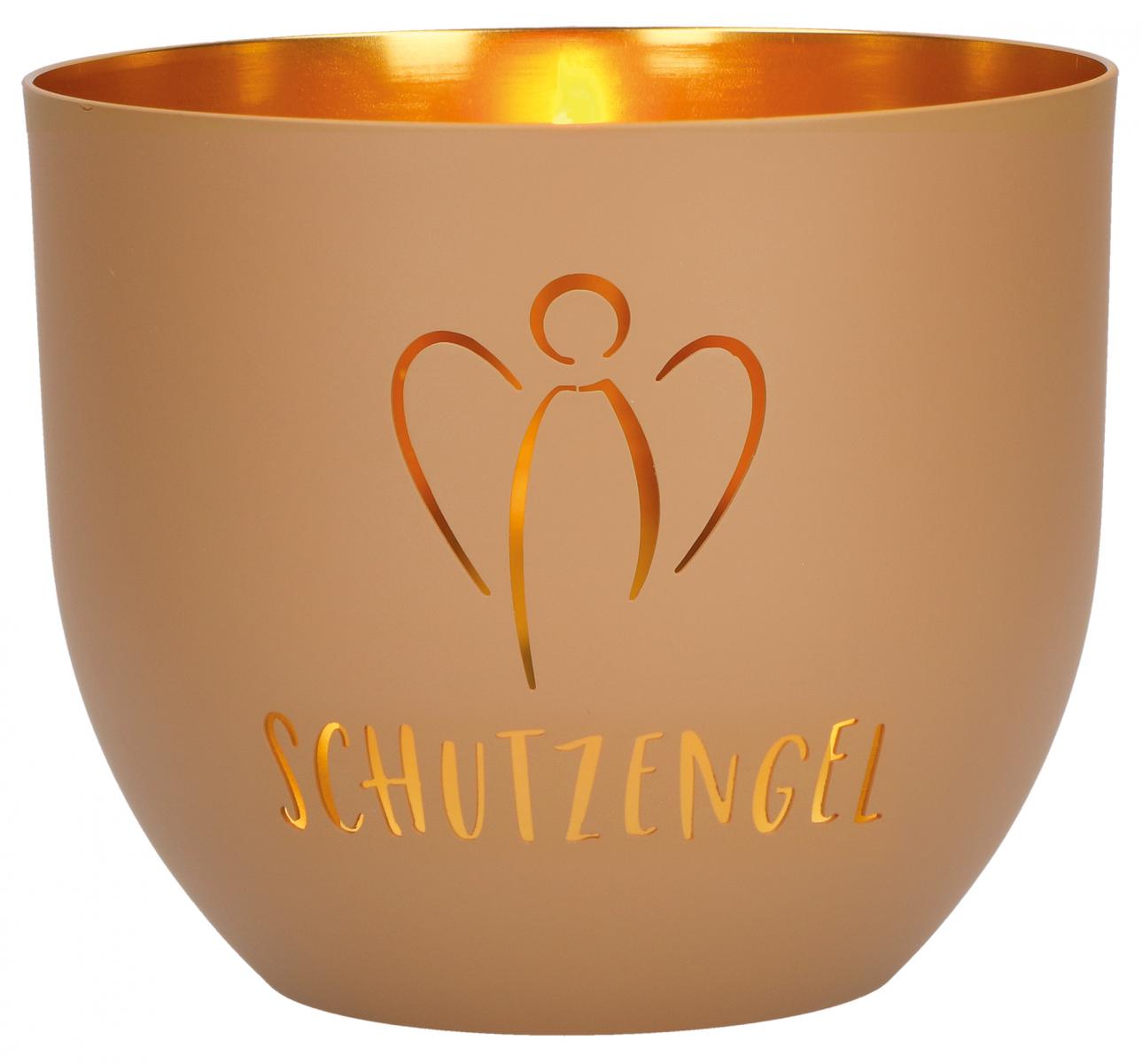 Metallwindlicht - Schutzengel & Ausgestanzt Metallwindlicht - Schutzengel & Ausgestanzt