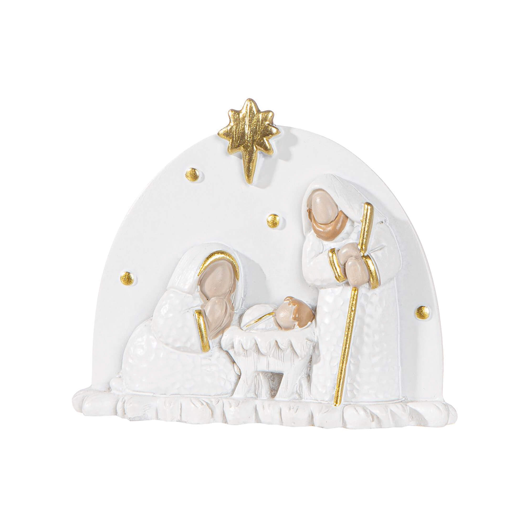 Blockkrippe - Heilige Familie & Mini Blockkrippe - Heilige Familie & Mini