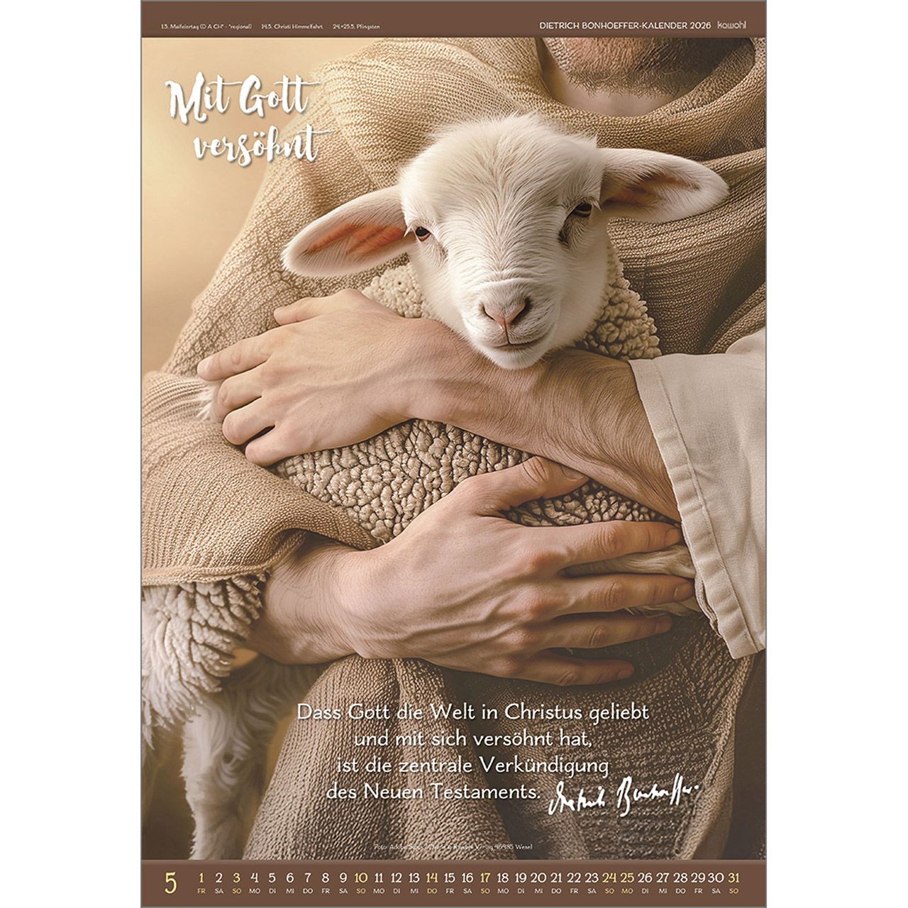 Kalender - Gott ist für uns & 2026