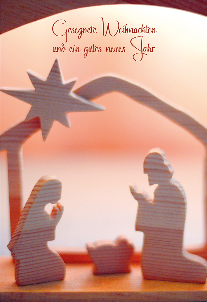 Karte zu Weihnachten - Ehre sei Gott im Himmel Karte zu Weihnachten - Ehre sei Gott im Himmel