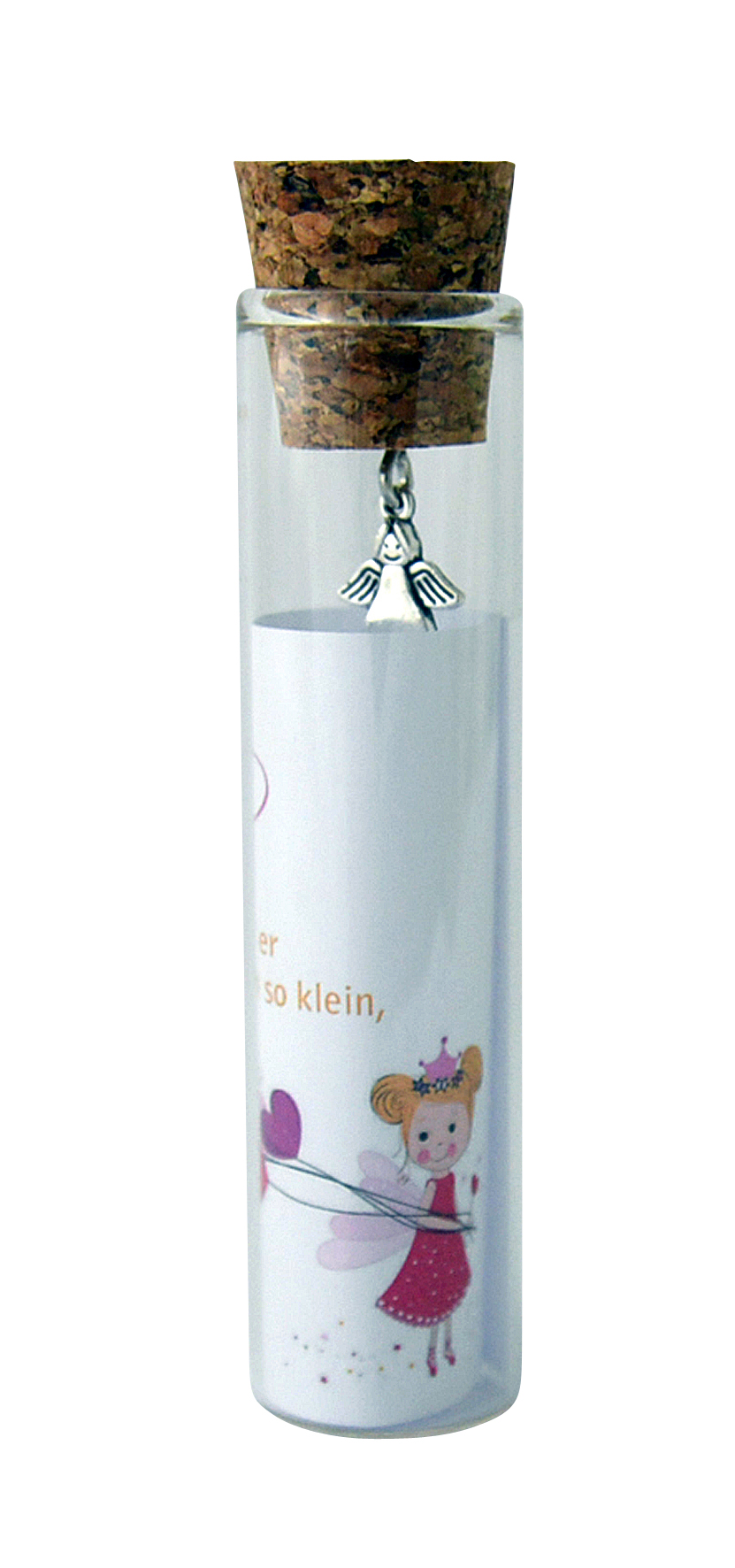 Glasröhrchen - Ich schenke dir einen Engel Glasröhrchen - Ich schenke dir einen Engel