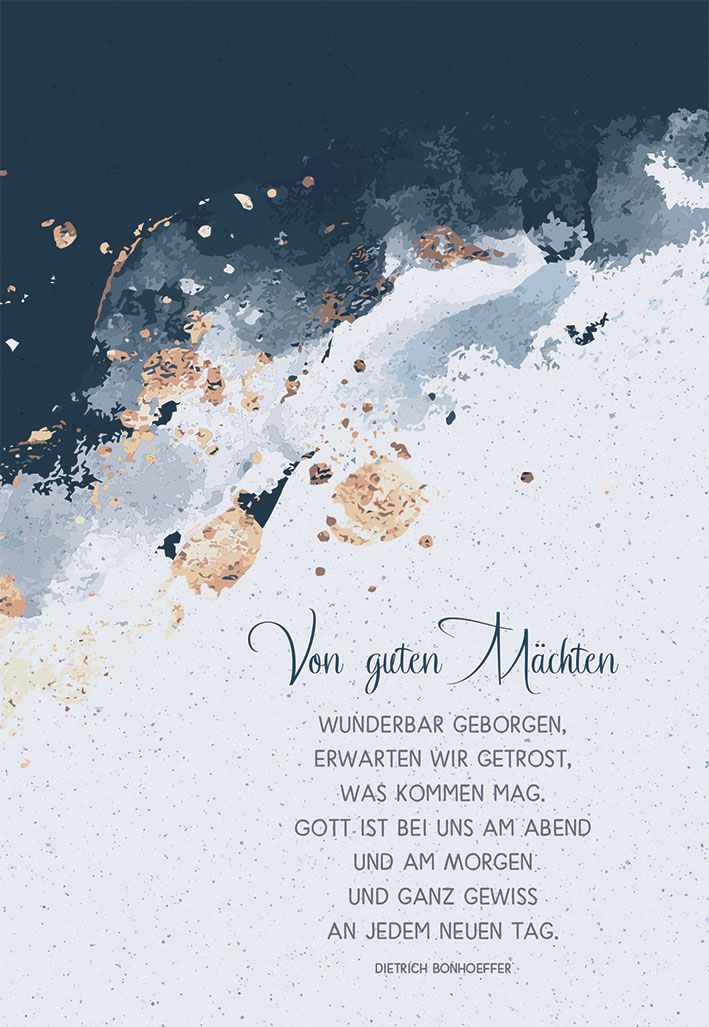 Trauerkarte - Von guten Mächten... Trauerkarte - Von guten Mächten...