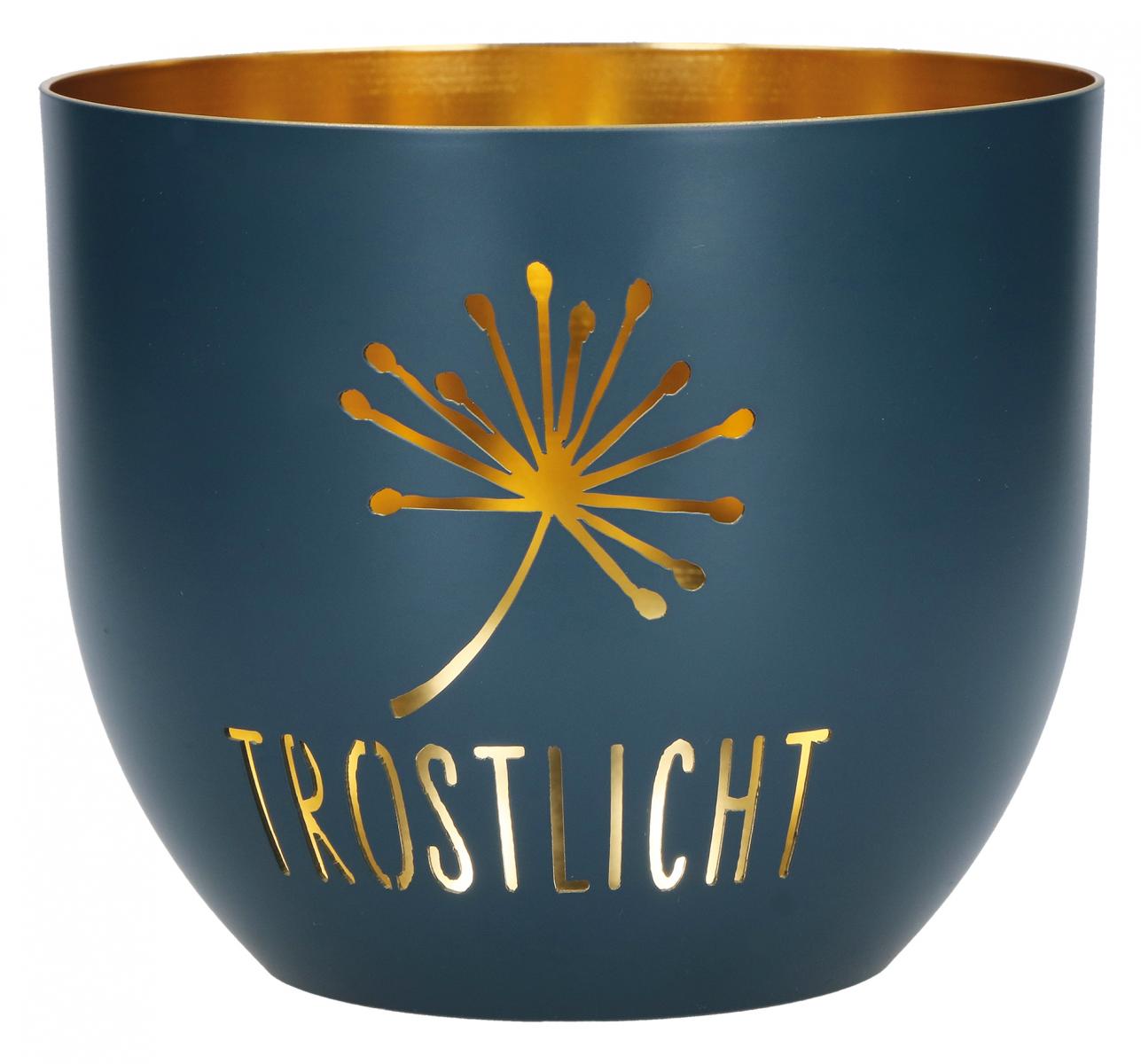Metallwindlicht - Trostlicht & Pusteblume