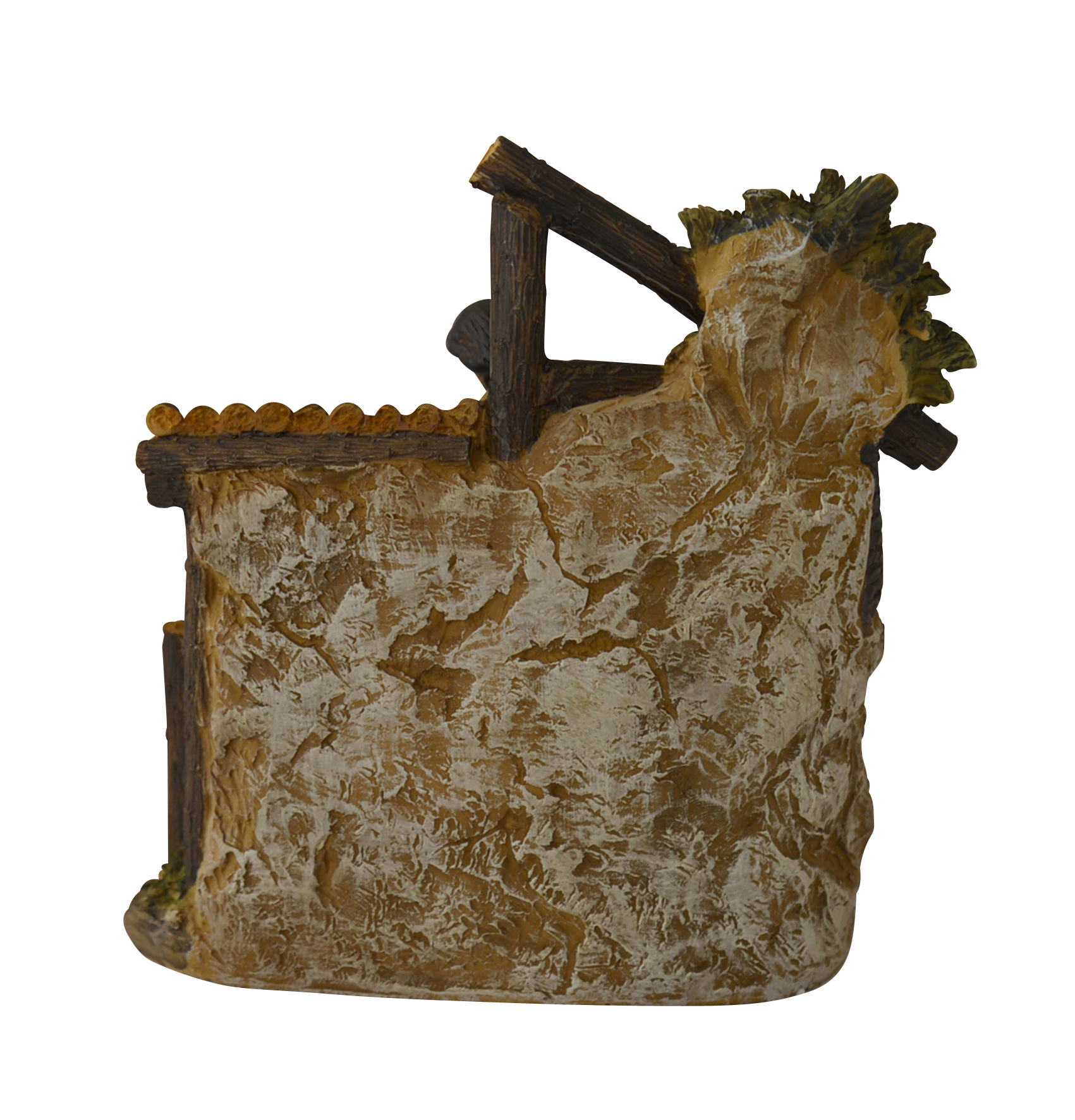 Blockkrippe - Heilige Familie & Stall Blockkrippe - Heilige Familie & Stall