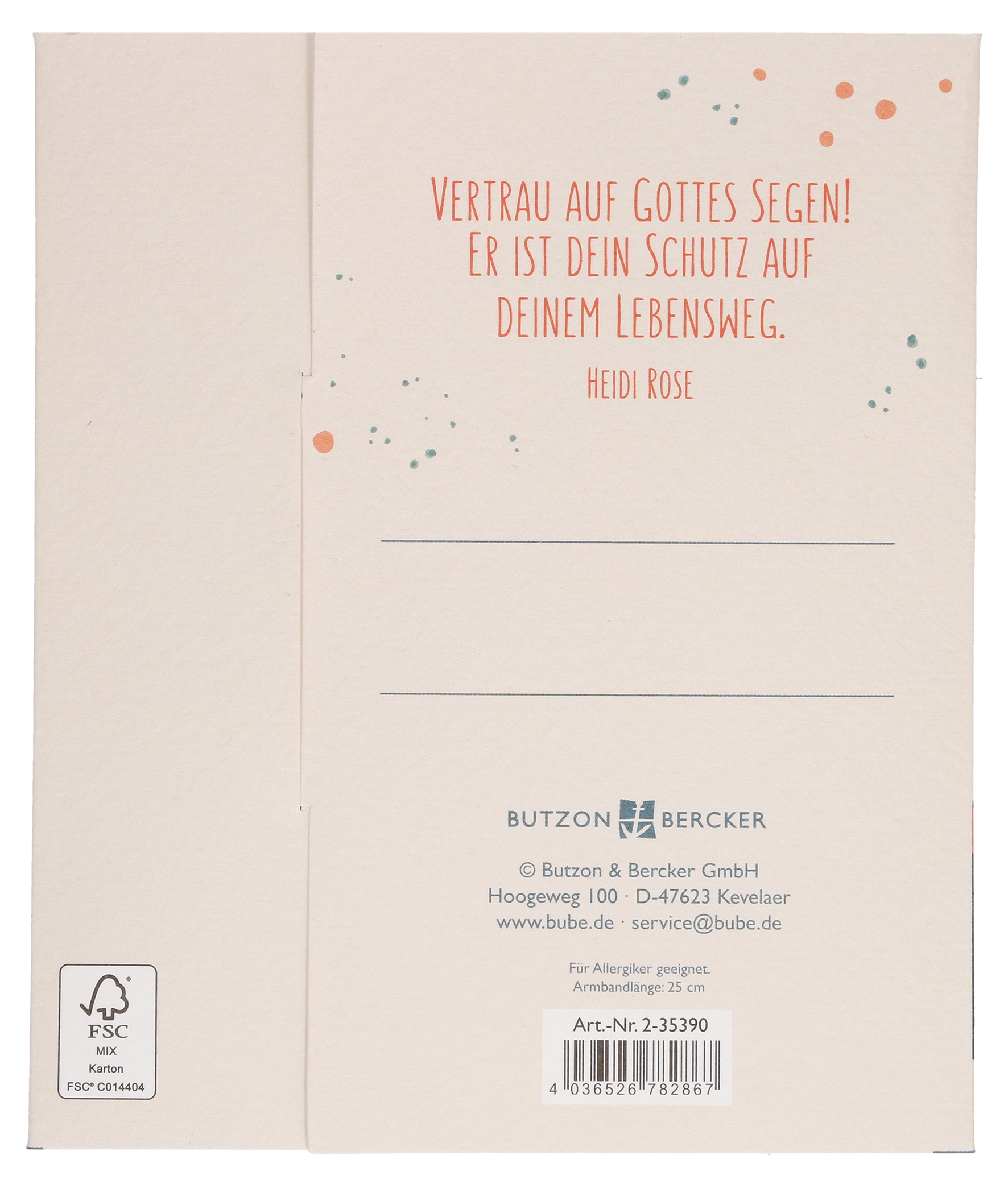 Armband - Gott freut sich über dich