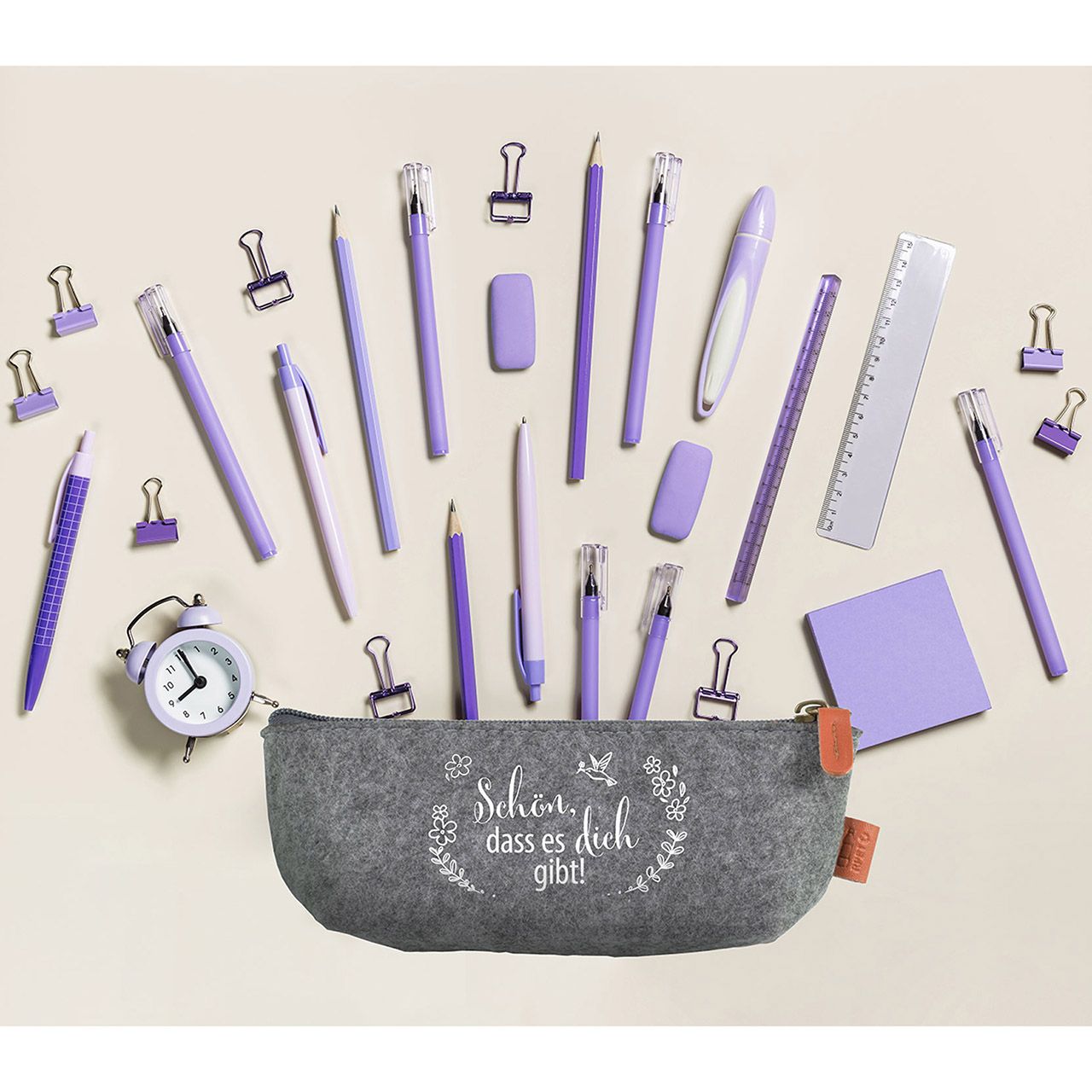 Filz-Etui - Schön, dass es dich gibt! Filz-Etui - Schön, dass es dich gibt!