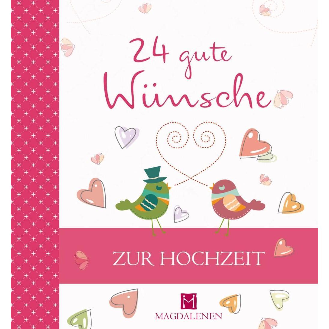 Geschenkbuch zur Hochzeit - 24 gute Wünsche Geschenkbuch zur Hochzeit - 24 gute Wünsche