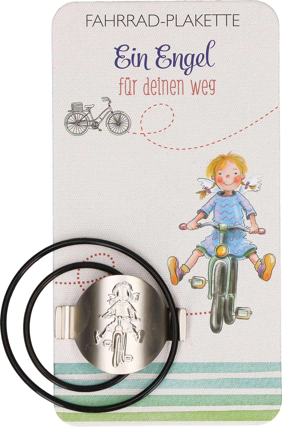 Fahrrad-Plakette - Ein Engel für deinen Weg Fahrrad-Plakette - Ein Engel für deinen Weg