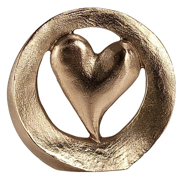 Stehplakette - Herz & Bronze Stehplakette - Herz & Bronze