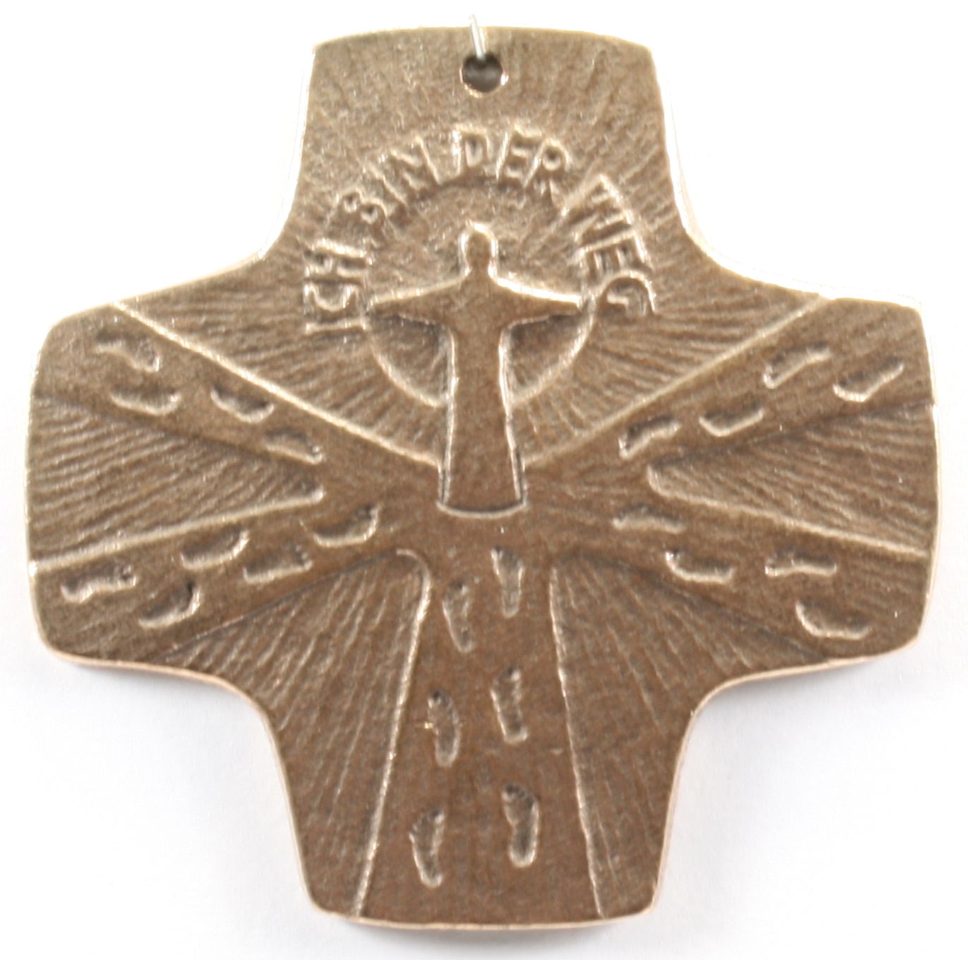 Kommunionkreuz - Fußspuren Kommunionkreuz - Fußspuren