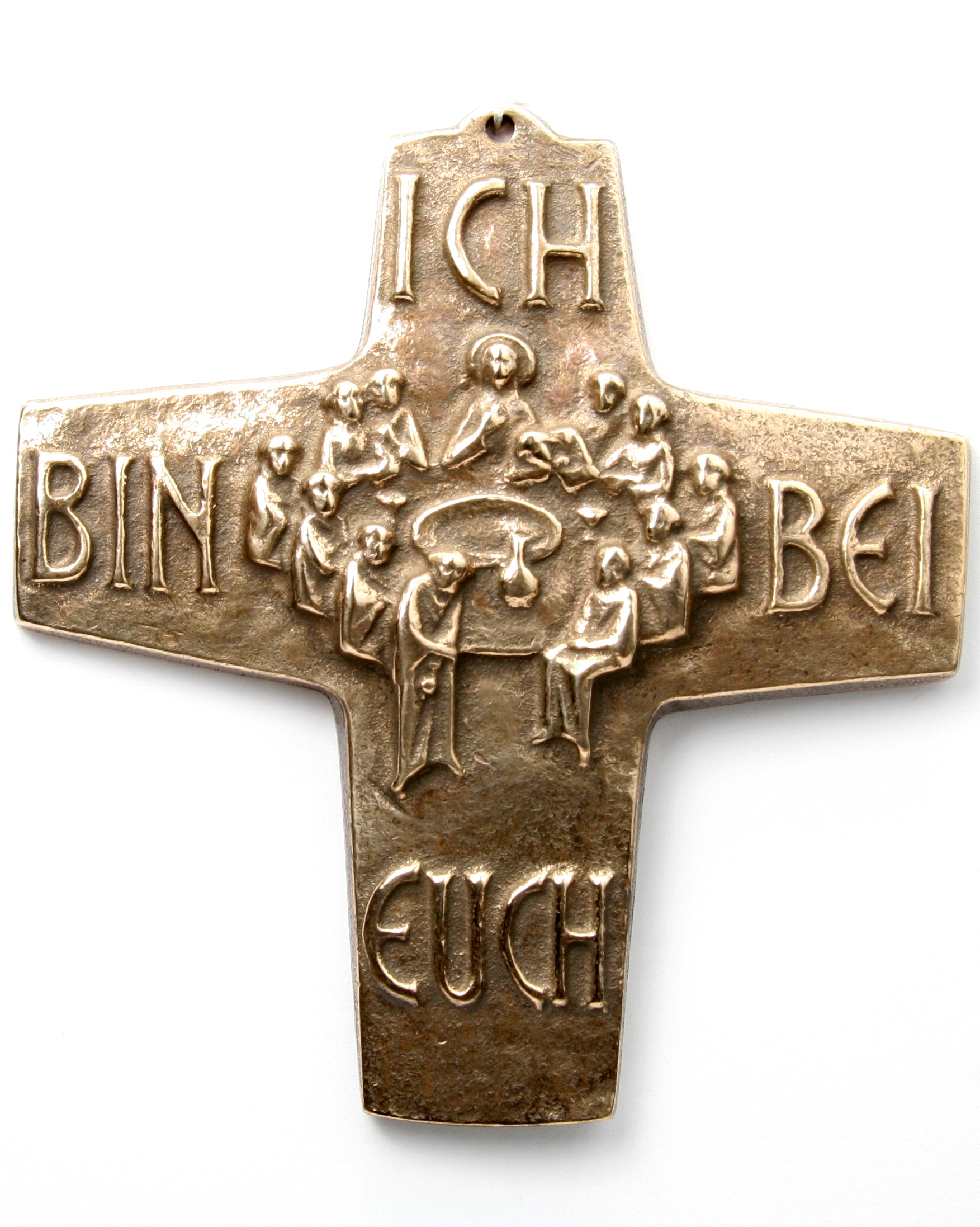 Kommunionkreuz - Abendmahl & Text Kommunionkreuz - Abendmahl & Text