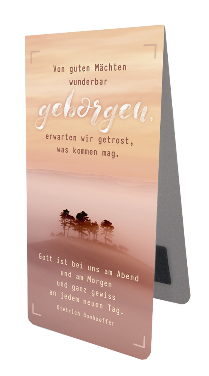 Magnet-Lesezeichen - Von guten Mächten...