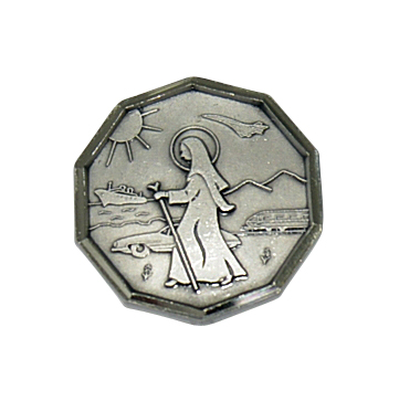 Autoplakette - Pilger auf dem Weg Autoplakette - Pilger auf dem Weg