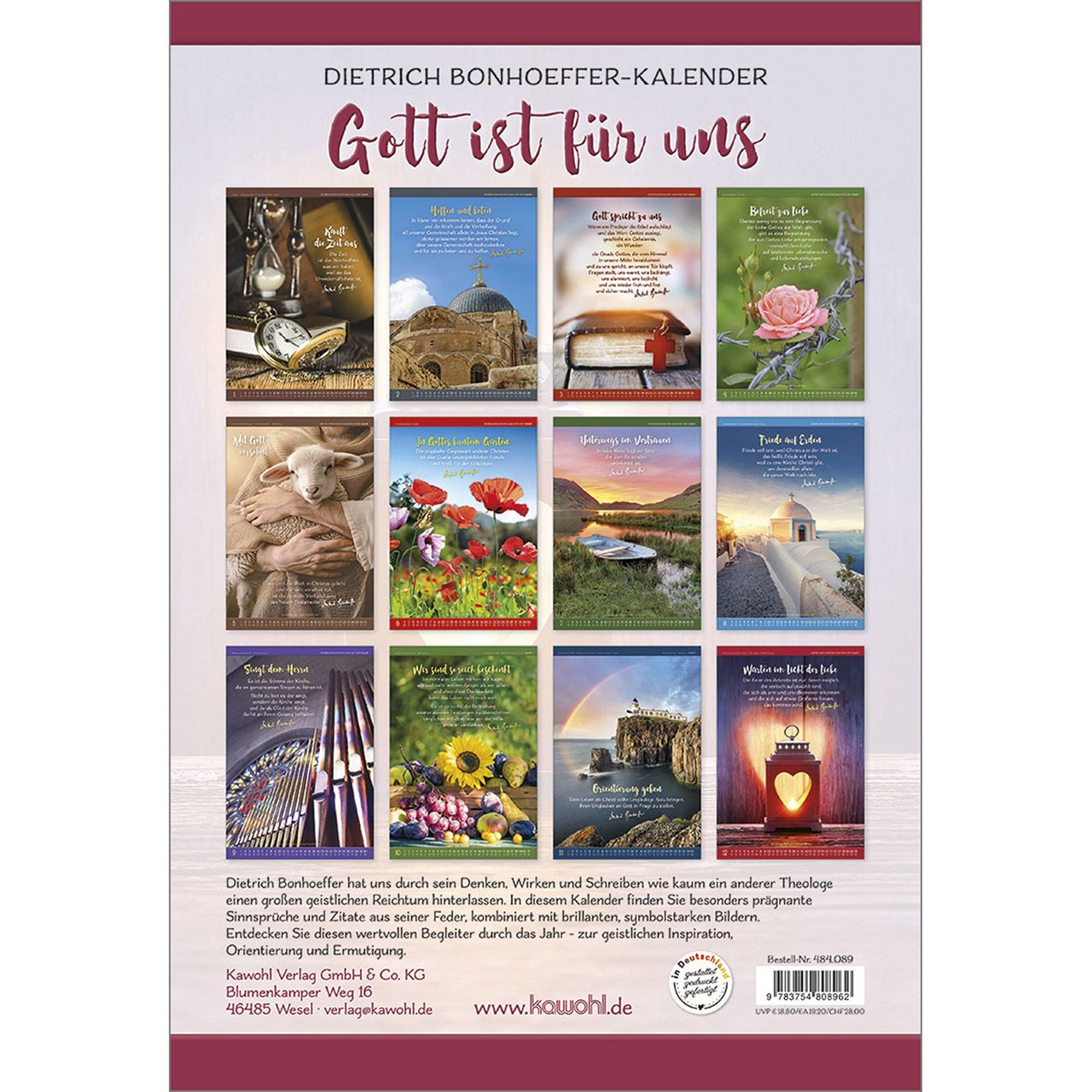 Kalender - Gott ist für uns & 2026