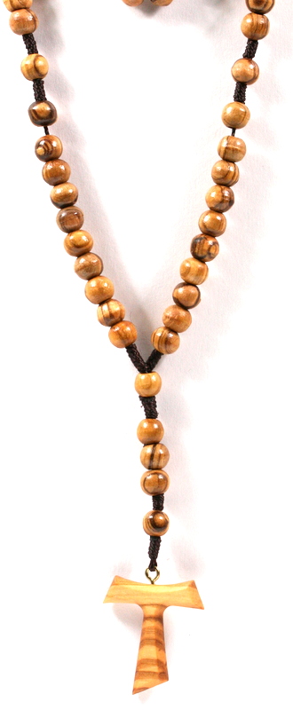 Rosenkranz - Olivenholz & Taukreuz Rosenkranz - Olivenholz & Taukreuz