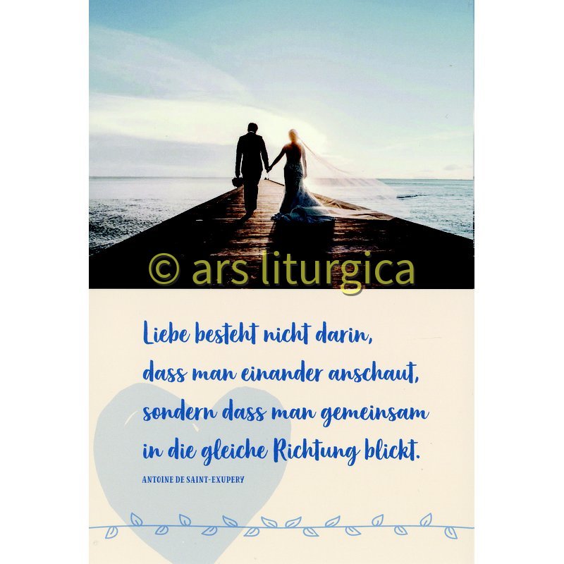 Karte zur Hochzeit - Gleiche Richtung Karte zur Hochzeit - Gleiche Richtung