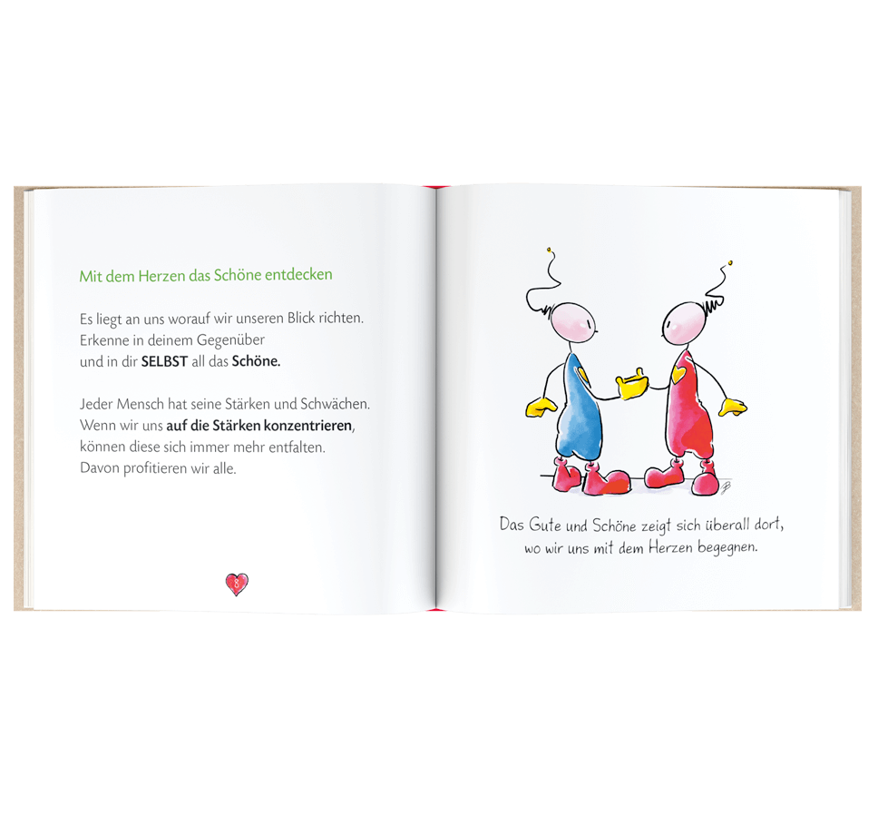 Geschenkbuch - Mit dem Herzen begegnen & OUPS Geschenkbuch - Mit dem Herzen begegnen & OUPS
