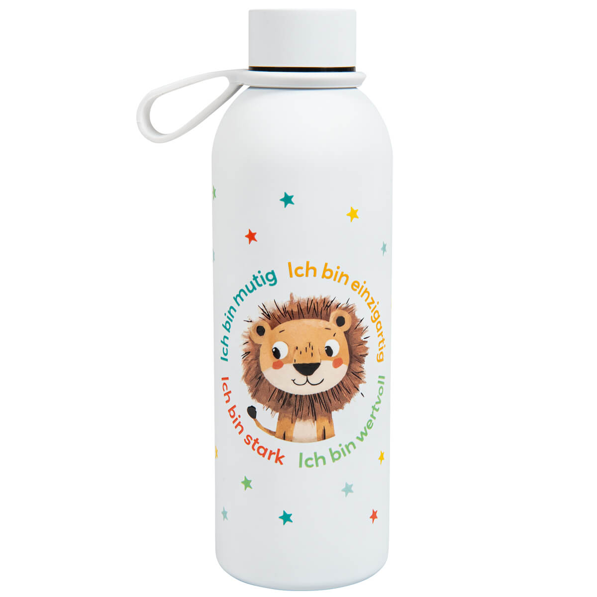 Edelstahl-Trinkflasche – Löwe
