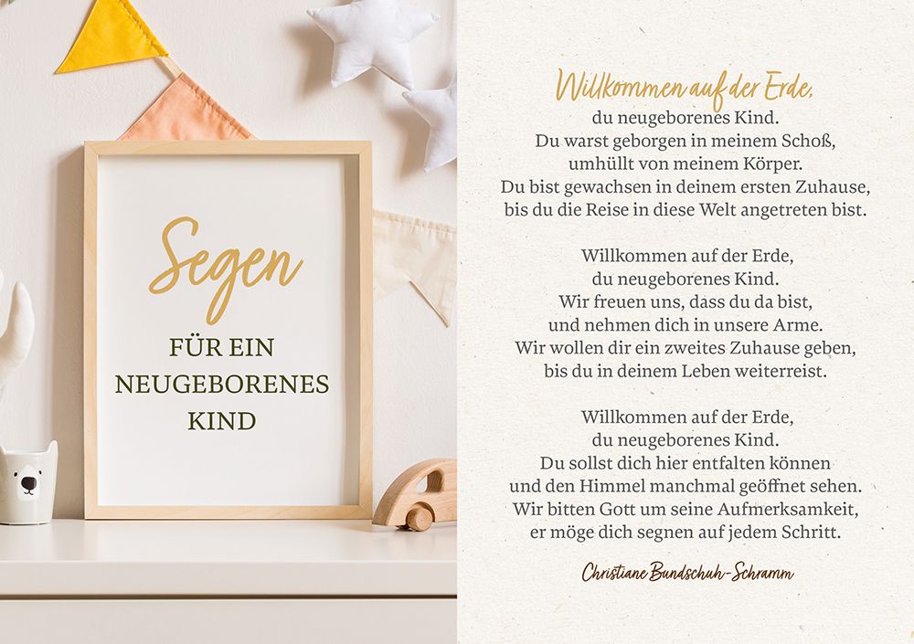 Geschenkbuch zur Geburt - Willkommen im Leben