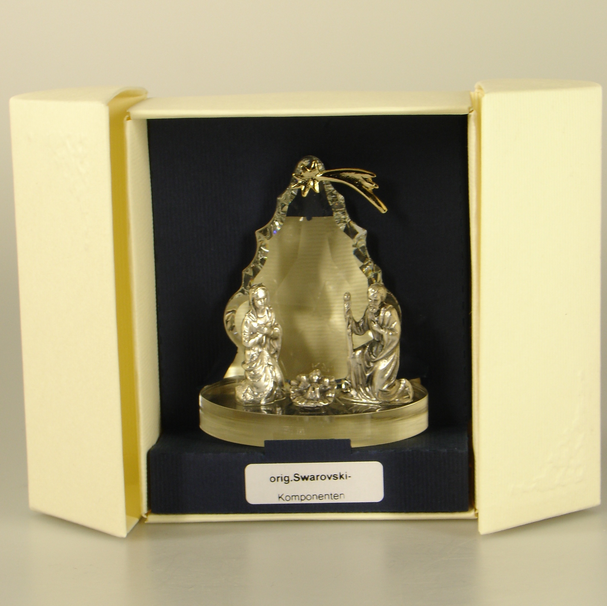 Blockkrippe - Glas & Komet Blockkrippe - Glas & Komet