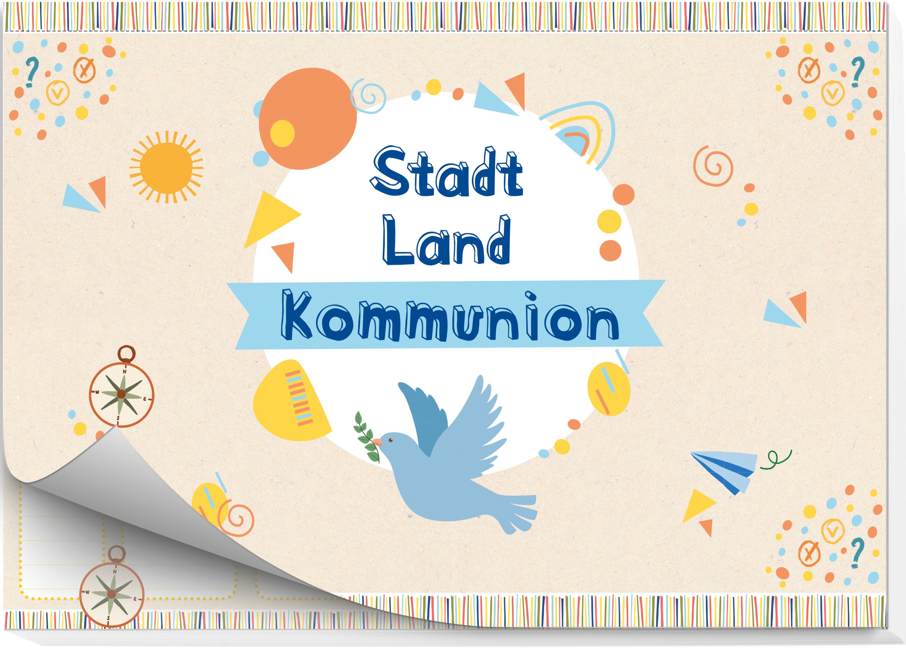 Spiel zur Kommunion - Stadt, Land, Kommunion