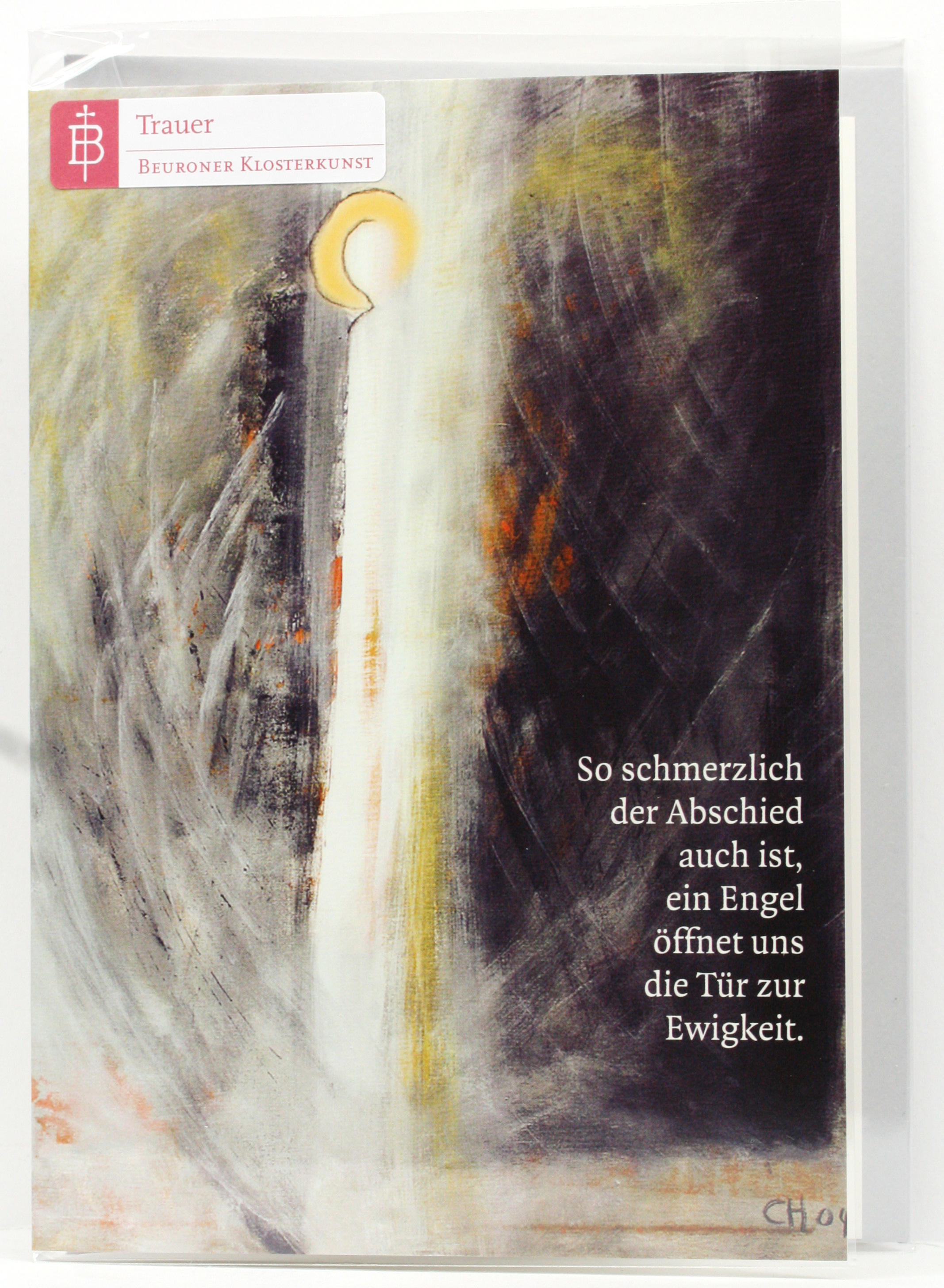 Trauerkarte - Engel & Tür zur Ewigkeit Trauerkarte - Engel & Tür zur Ewigkeit