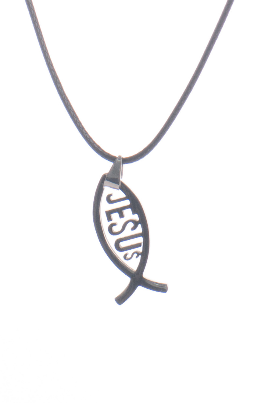 Stoffband - Edelstahl-Fisch & Jesus Stoffband - Edelstahl-Fisch & Jesus