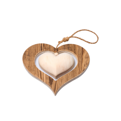 Holz-Herz - Zirbe & Fichte  Holz-Herz - Zirbe & Fichte