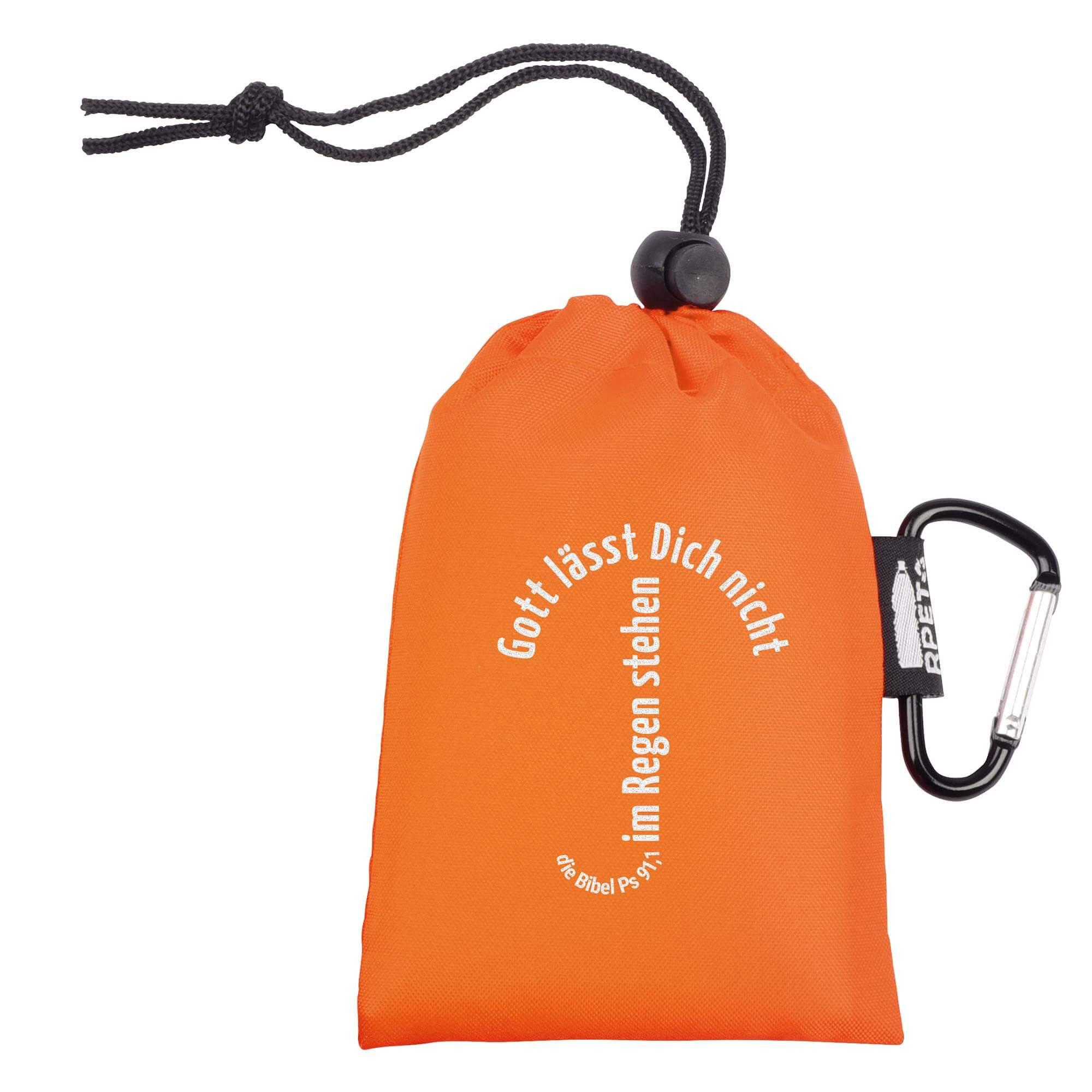 Regenponcho - Gott lässt dich nicht im Regen stehen Regenponcho - Gott lässt dich nicht im Regen stehen