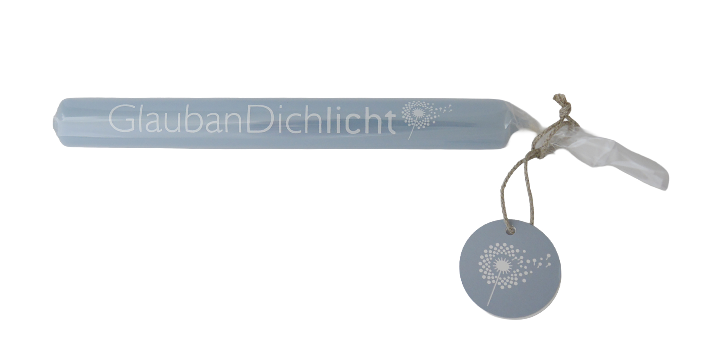 Wünschelicht-Kerze – Glaub an dich Licht & Blau