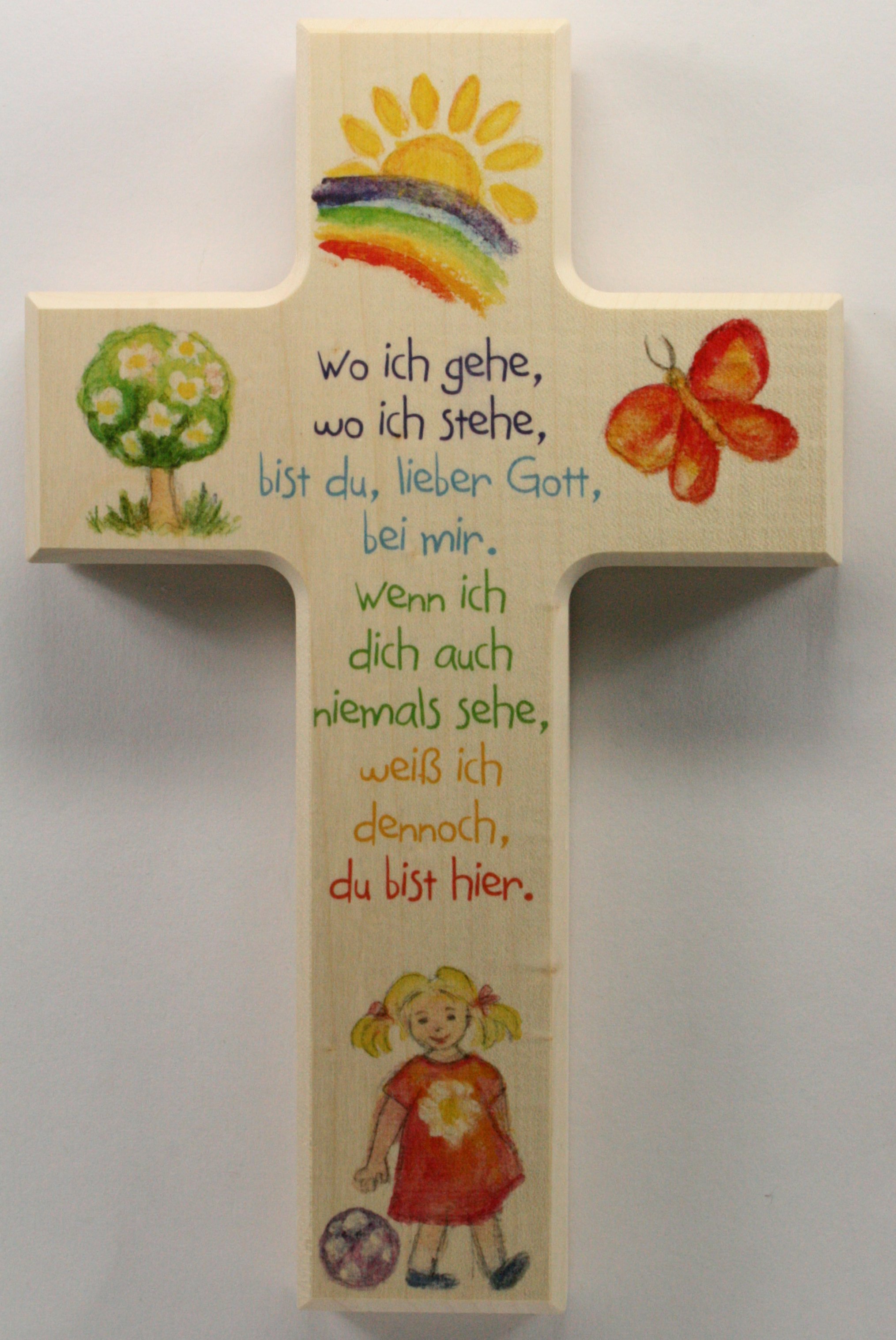 Kinderkreuz - Wo ich gehe... & Mädchen Kinderkreuz - Wo ich gehe... & Mädchen