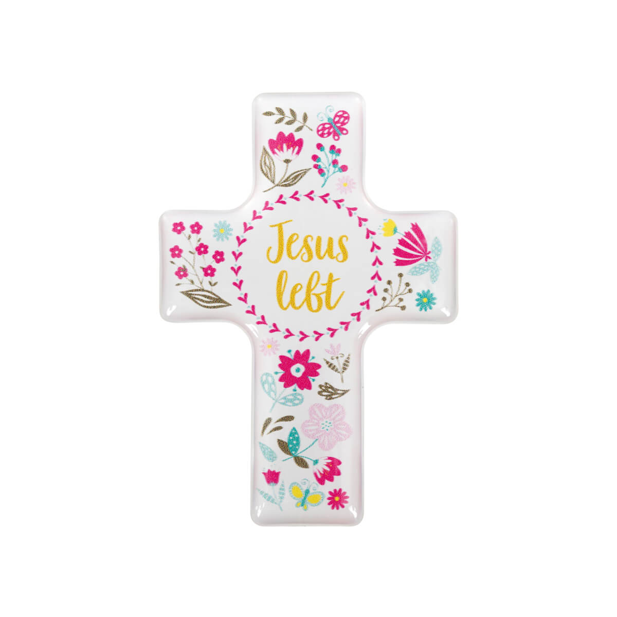Magnet - Jesus lebt & Kreuz Magnet - Jesus lebt & Kreuz