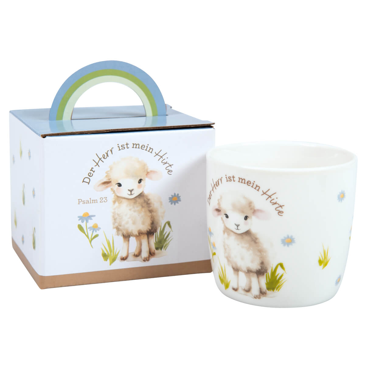 Kindertasse - Schäfchen & Geschenkkarton Kindertasse - Schäfchen & Geschenkkarton