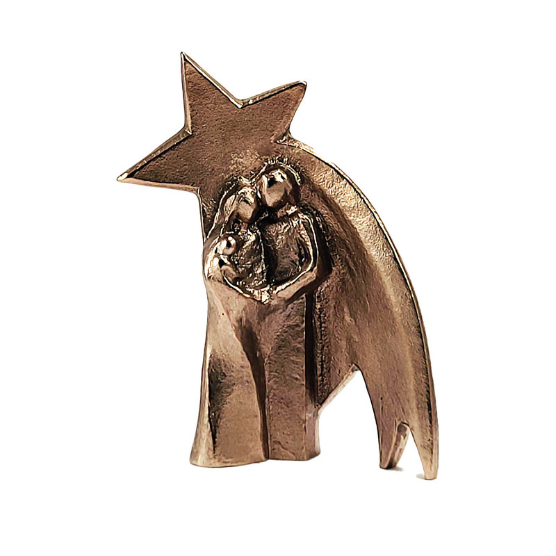 Bronze-Heilige Familie - Hoffnungsstern