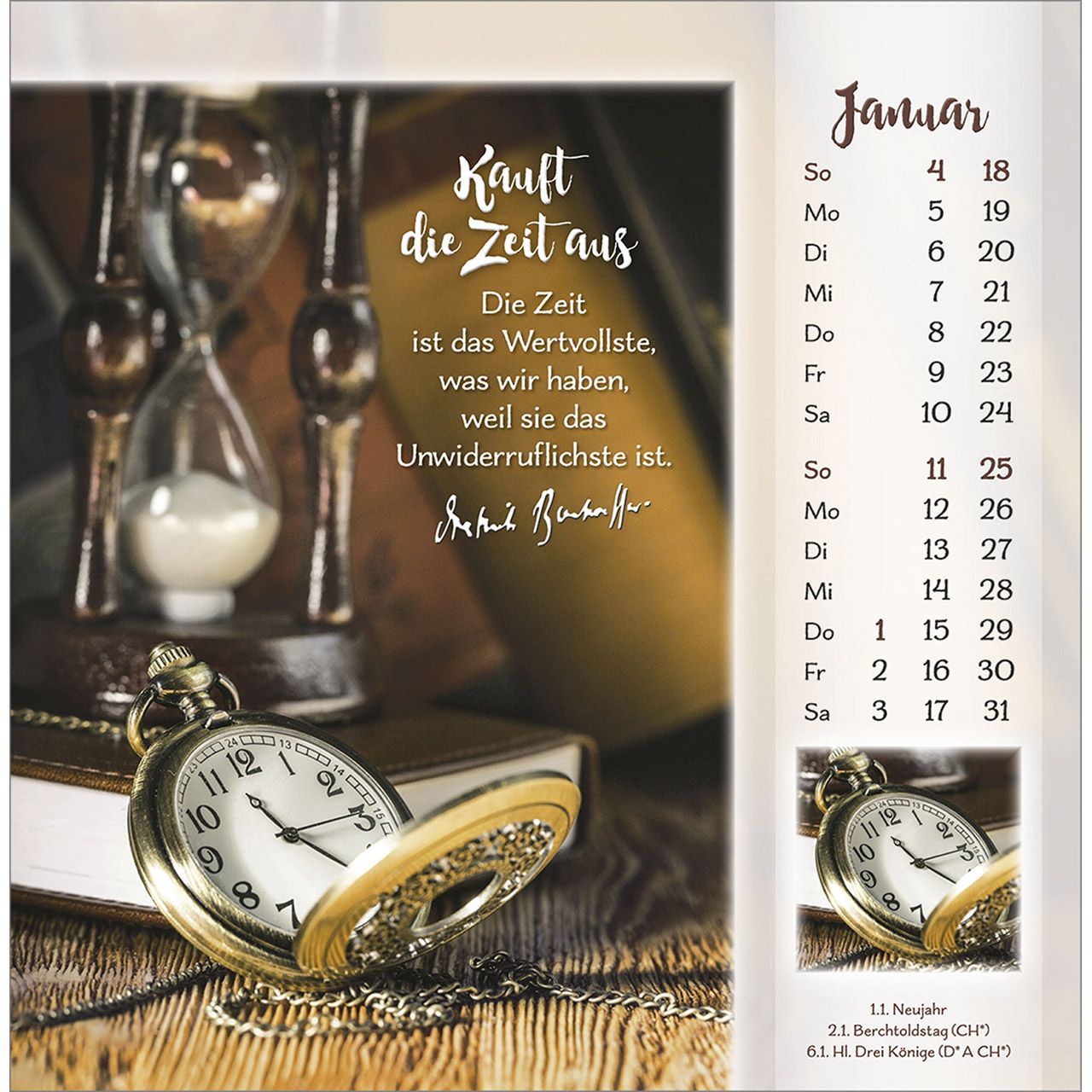 Tischkalender - Gott ist für dich & 2026