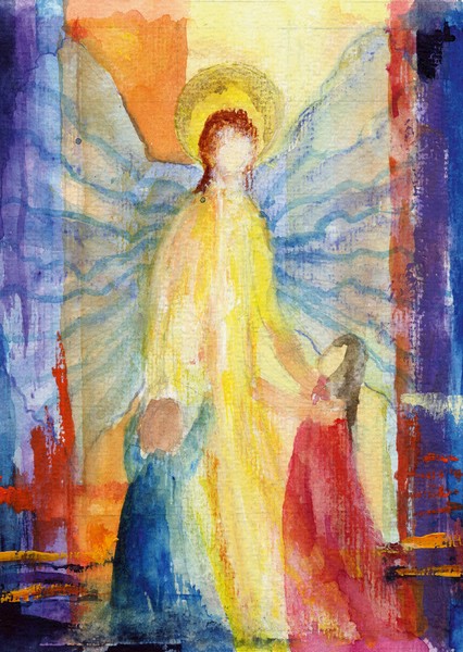 Neutrale Karte - Schützender Engel Neutrale Karte - Schützender Engel