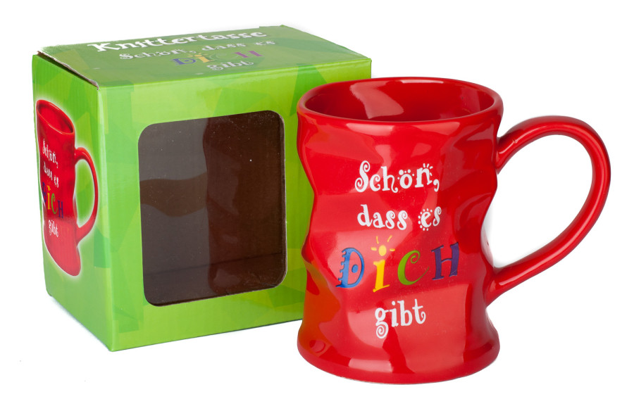 Knittertasse - Schön, dass es dich gibt Knittertasse - Schön, dass es dich gibt