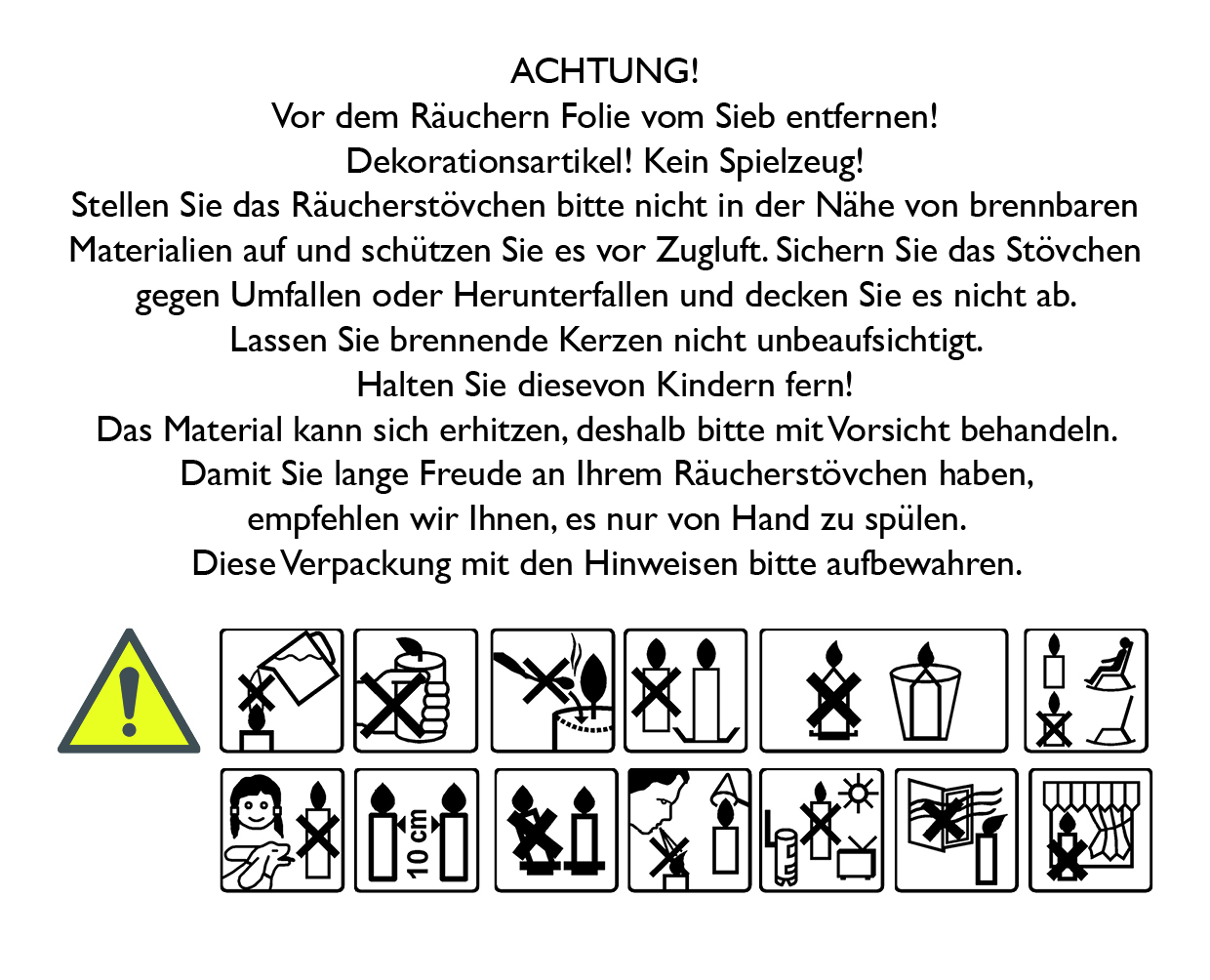Räucherstövchen - Porzellan & Kreise Räucherstövchen - Porzellan & Kreise