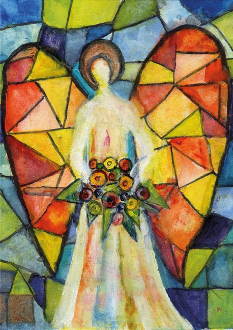 Karte zum Geburtstag - Engel der Harmonie Karte zum Geburtstag - Engel der Harmonie