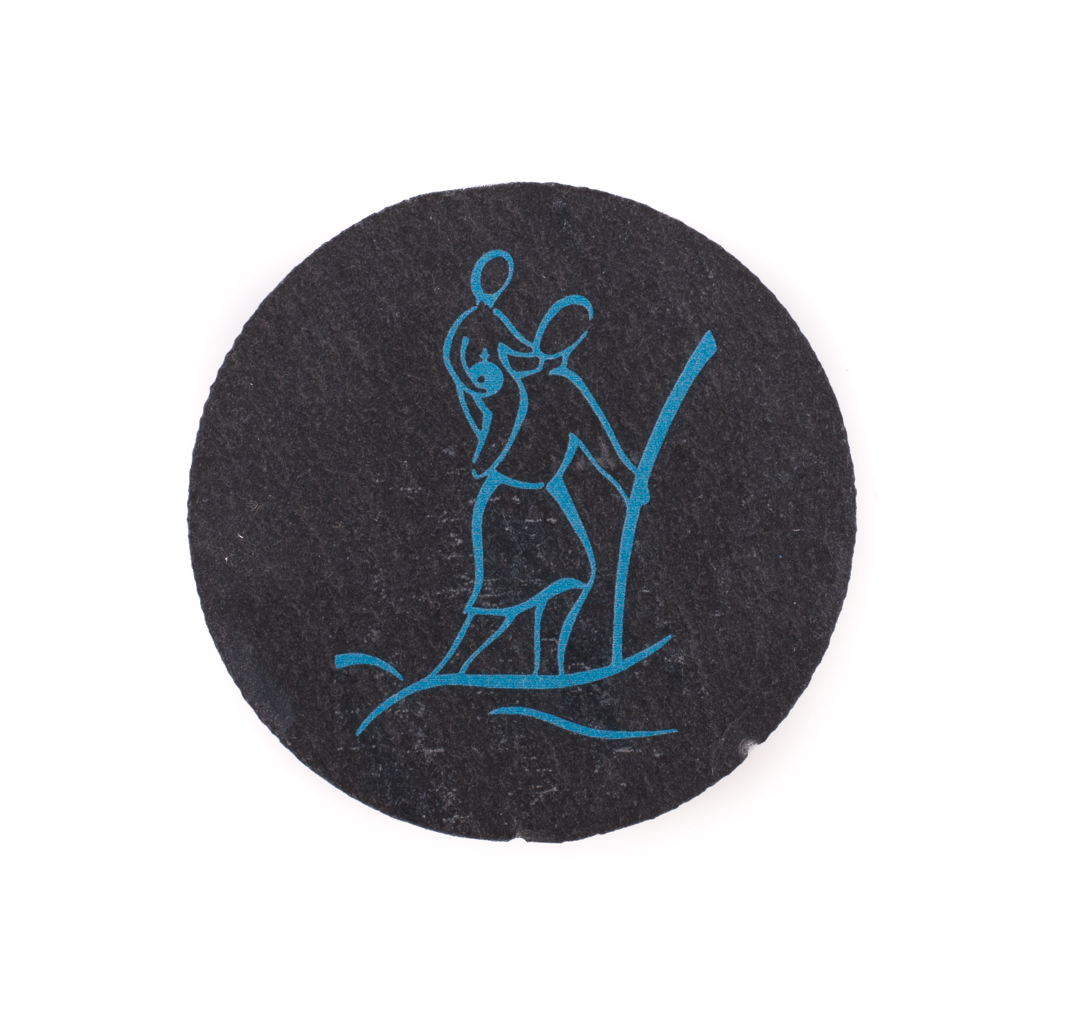 Schiefer-Plakette - Blauer Christophorus & Rund Schiefer-Plakette - Blauer Christophorus & Rund