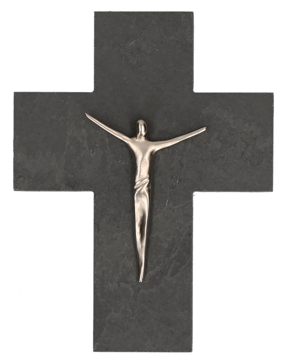 Schieferkreuz - Korpus & Feinmetall Schieferkreuz - Korpus & Feinmetall