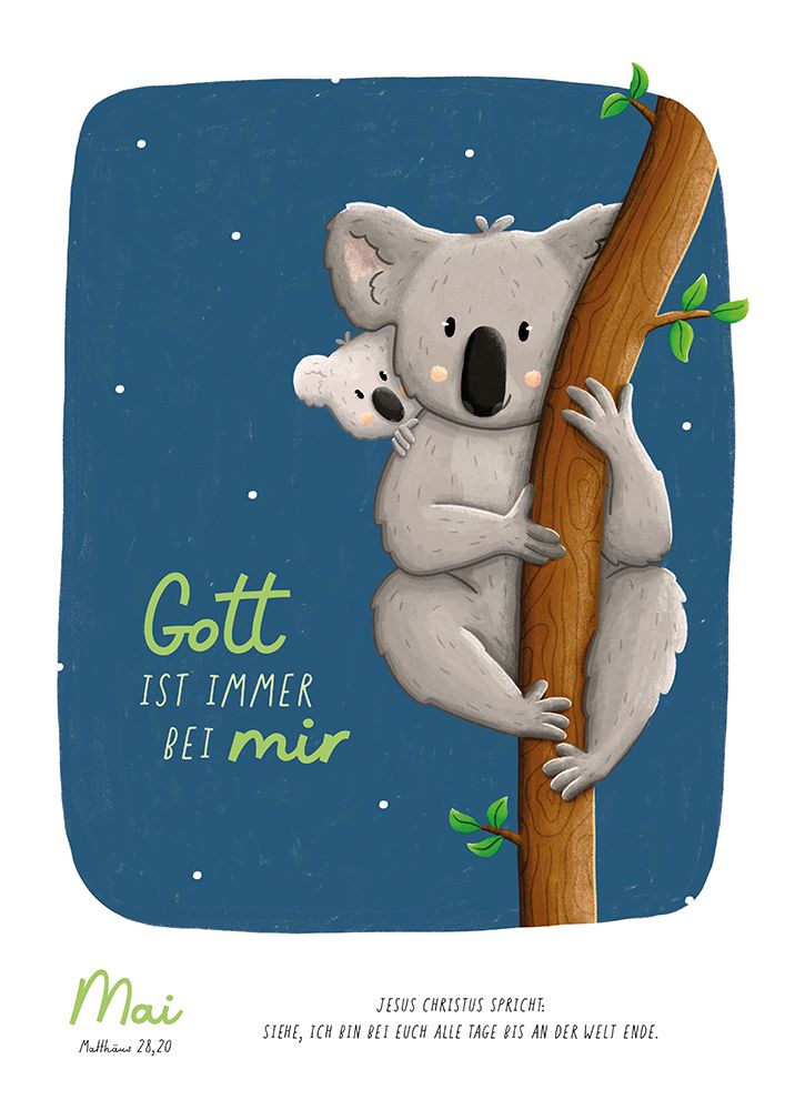 Zeitloser Kinderkalender - Mein Gott & ich