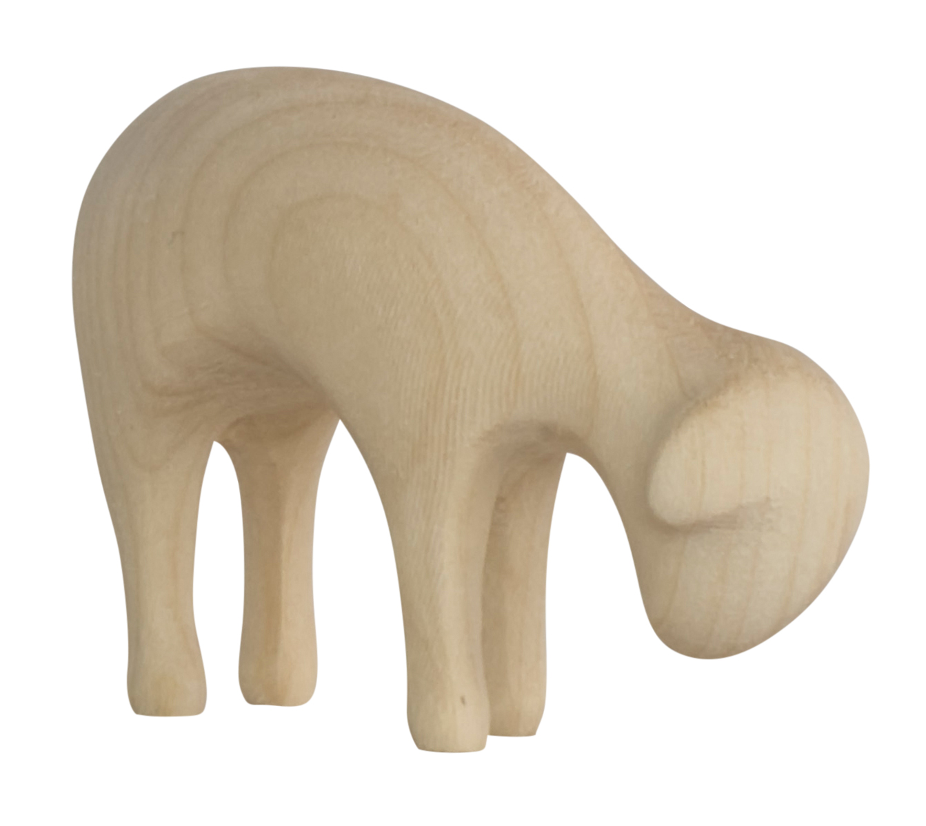 Moderne Krippe - Schaf äsend & Ahorn Moderne Krippe - Schaf äsend & Ahorn