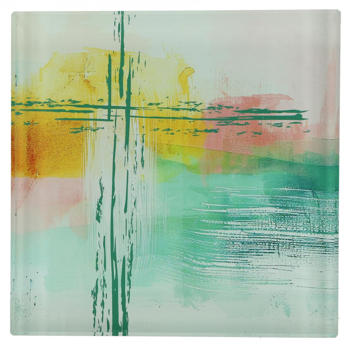 Glasquader - Kreuz & Aquarell Glasquader - Kreuz & Aquarell