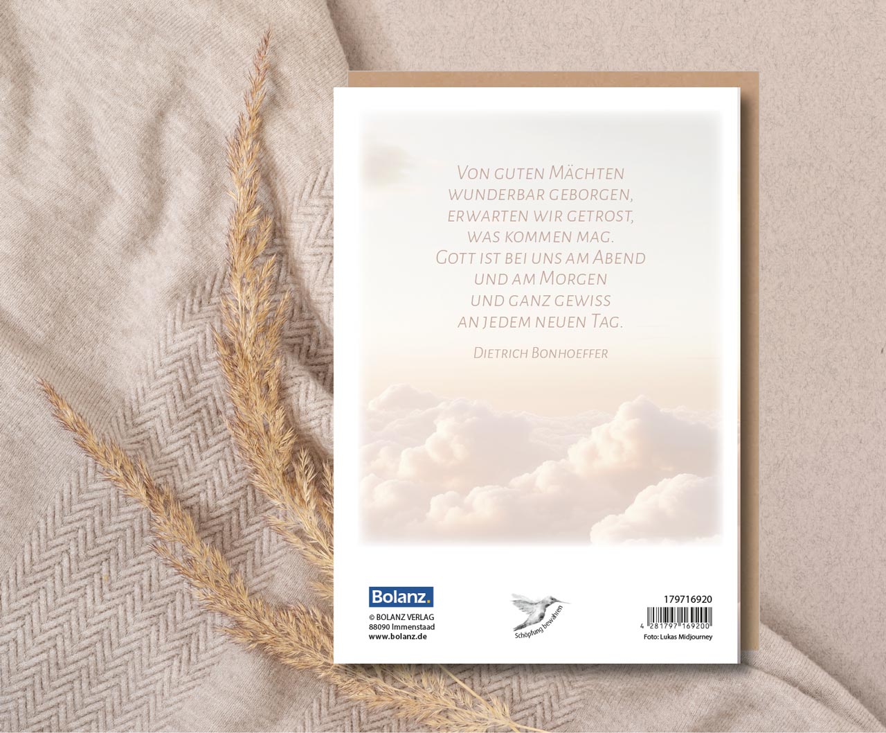 Trauerkarte - Von guten Mächten