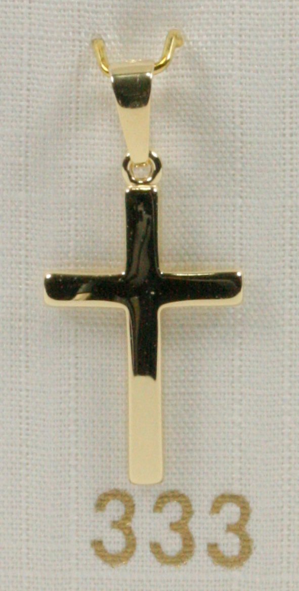 Gold-Kreuz - Abgerundet & Schlicht Gold-Kreuz - Abgerundet & Schlicht