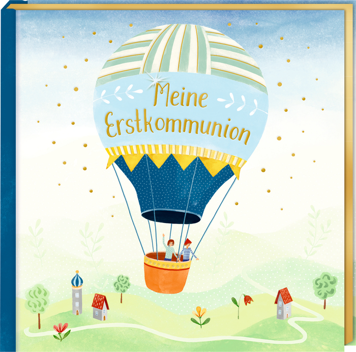 Erinnerungsalbum zur Kommunion - Meine Erstkommunion und Ballon Erinnerungsalbum zur Kommunion - Meine Erstkommunion und Ballon