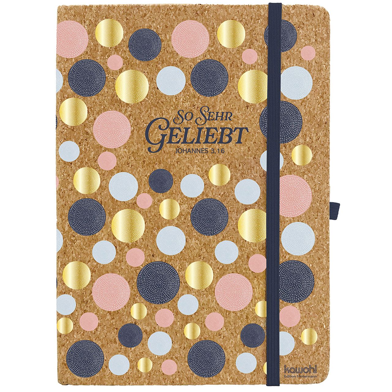 Kork-Notizbuch - So sehr geliebt